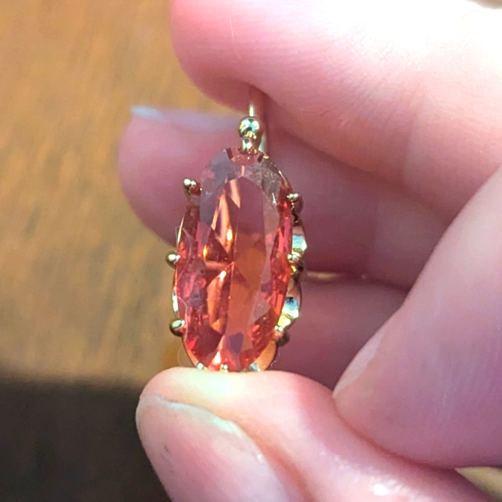 Gold plated earrings